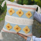 Tassel Embroidered Cushion