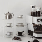 Three-Story Wavy Acrylic Organizer