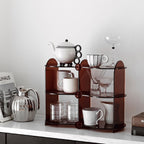 Three-Story Wavy Acrylic Organizer