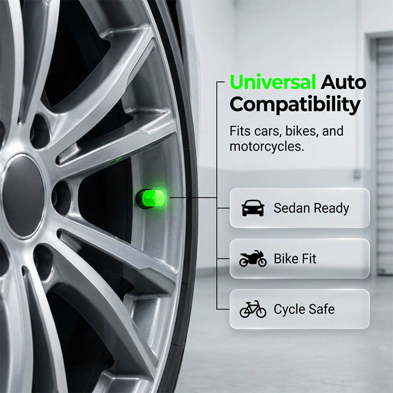 📢📢50% OFF !! ⏰ Universal Luminous Tire Valve Caps🪄🚗