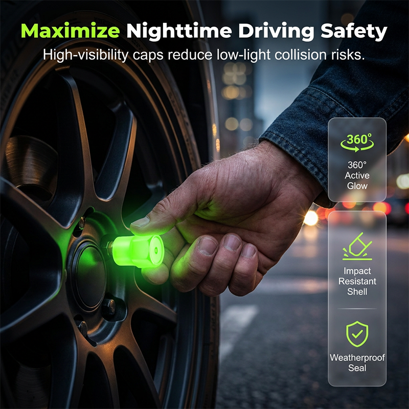 📢📢50% OFF !! ⏰ Universal Luminous Tire Valve Caps🪄🚗