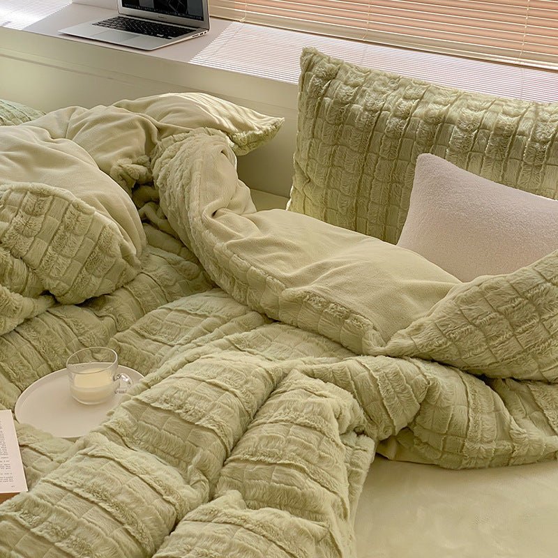 Tonal Striped Bedding Set