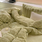 Tonal Striped Bedding Set
