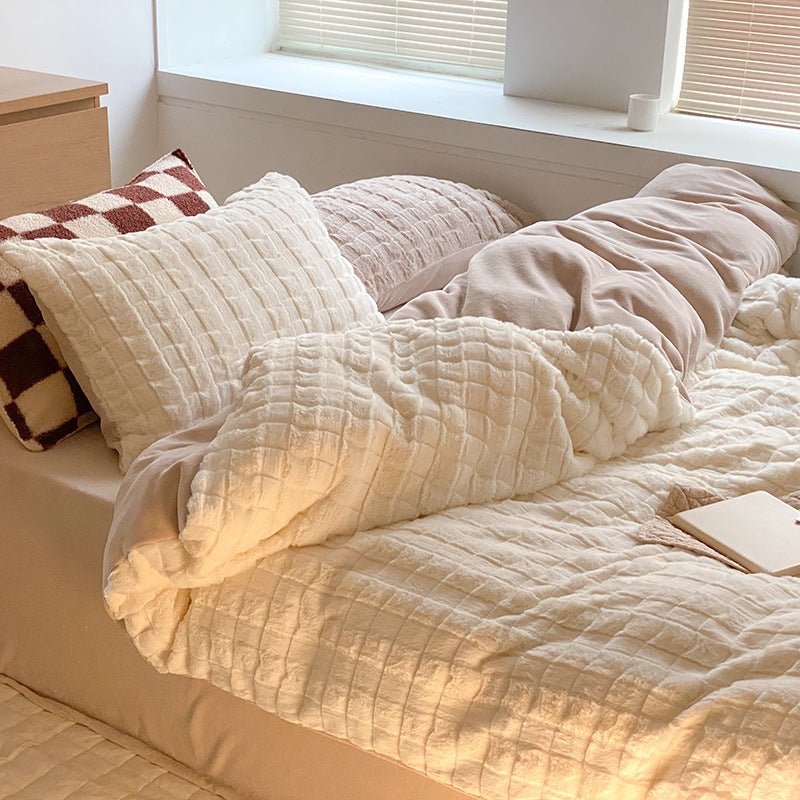 Tonal Striped Bedding Set