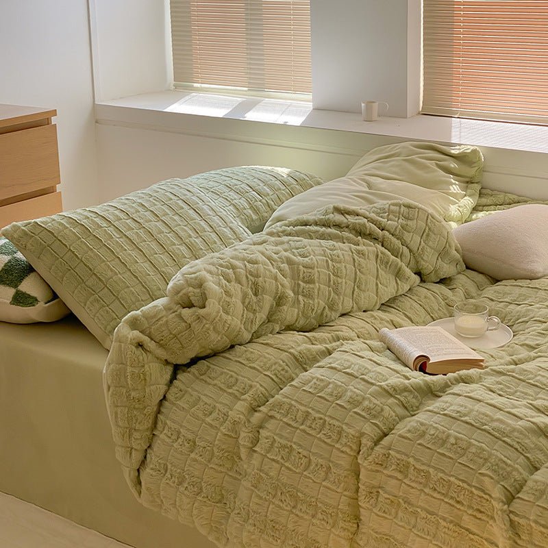 Tonal Striped Bedding Set
