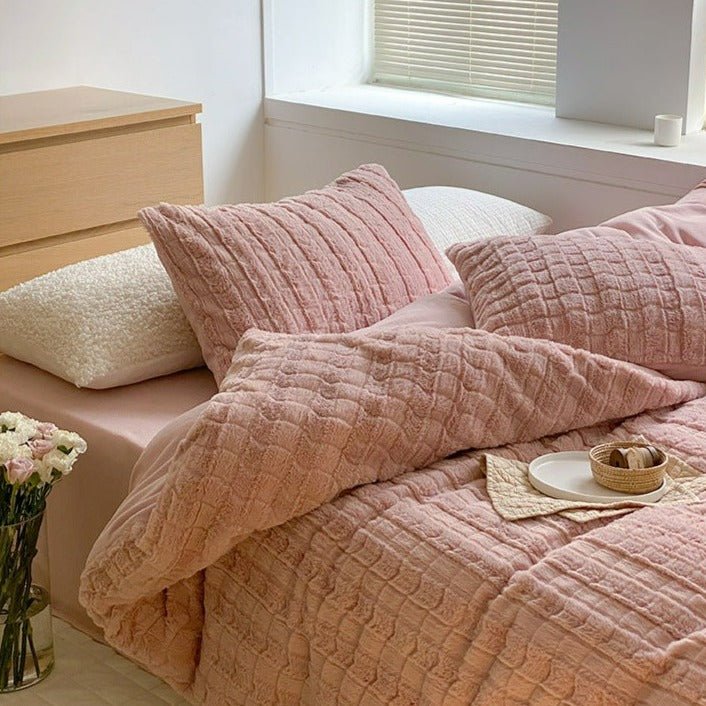 Tonal Striped Bedding Set