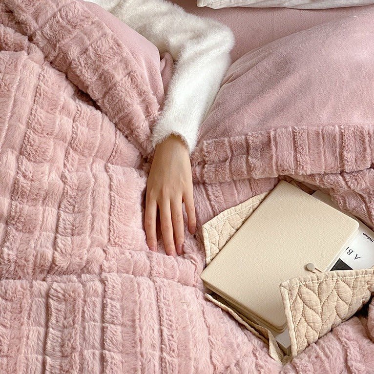 Tonal Striped Bedding Set