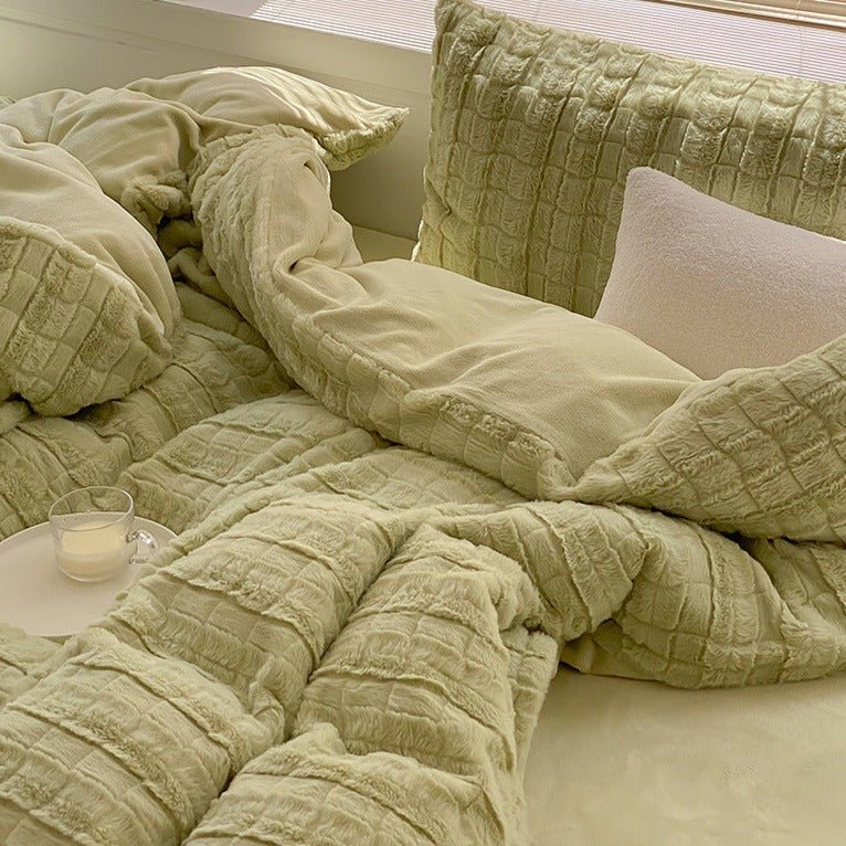 Tonal Striped Bedding Set
