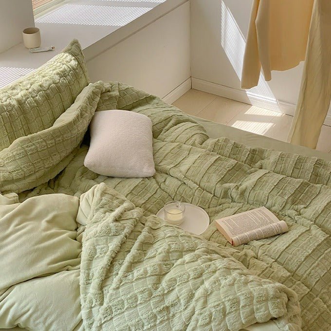 Tonal Striped Bedding Set