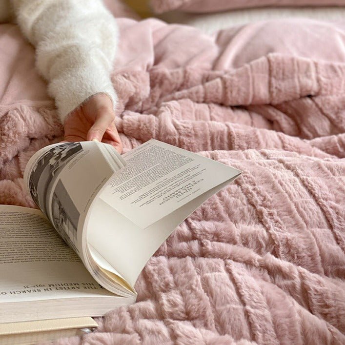 Tonal Striped Bedding Set