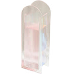 Transparent Wavy Acrylic Vase