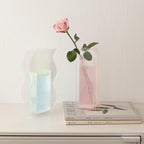 Transparent Wavy Acrylic Vase