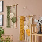 Tropical Leaf Macrame Wall Decor