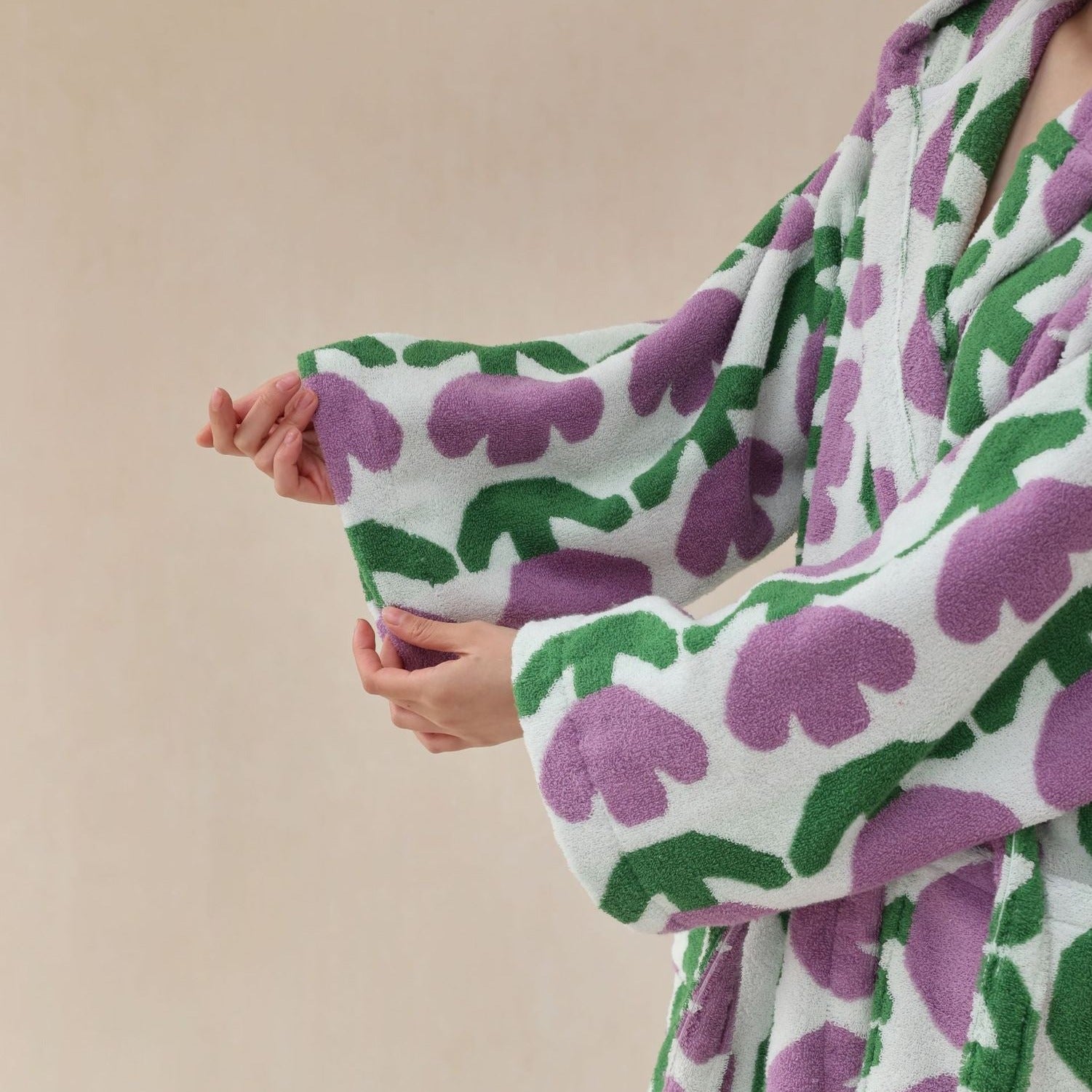 Tulip Heart Bathrobe