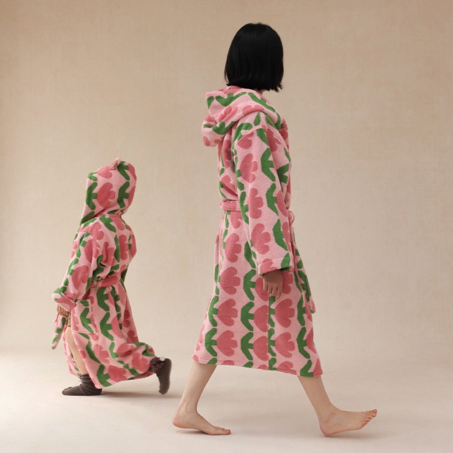 Tulip Heart Bathrobe