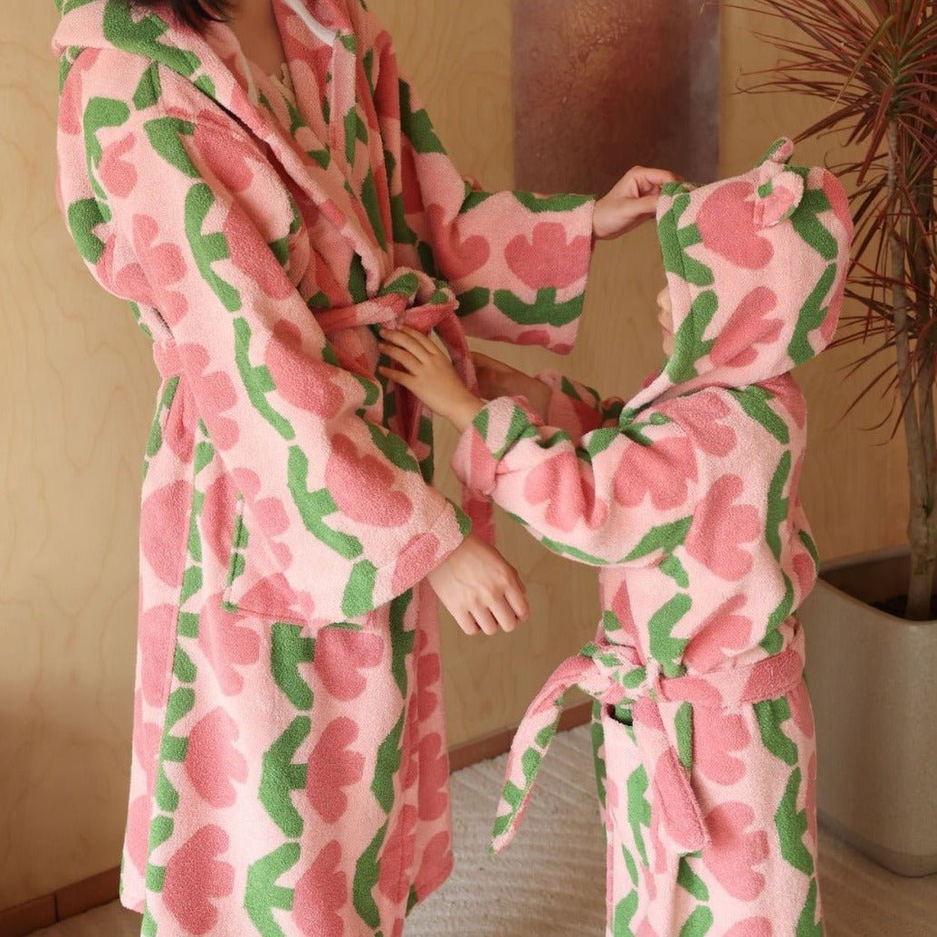 Tulip Heart Bathrobe