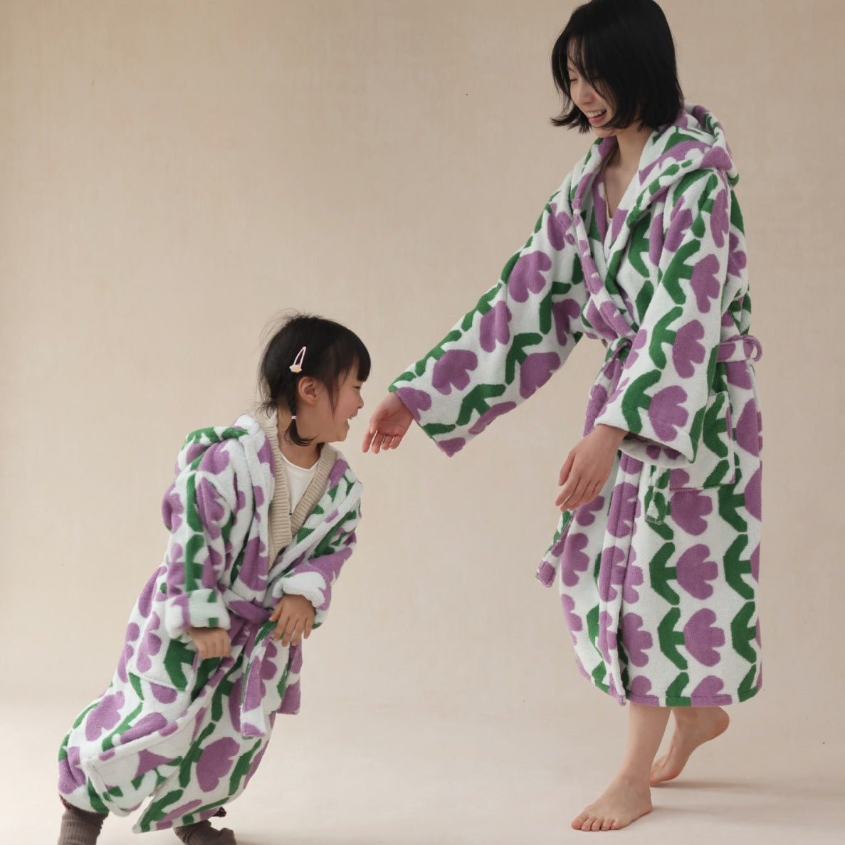 Tulip Heart Bathrobe