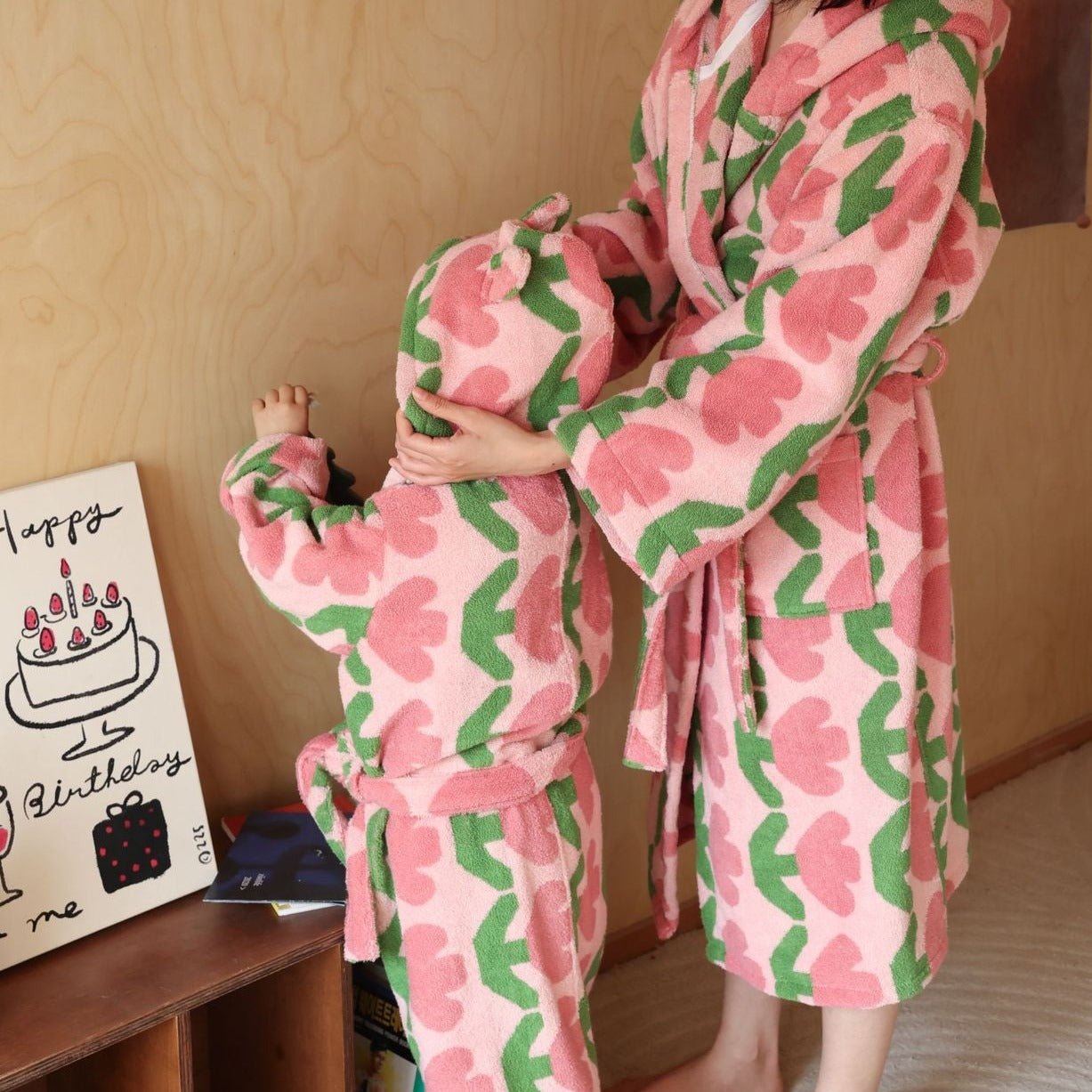 Tulip Heart Bathrobe