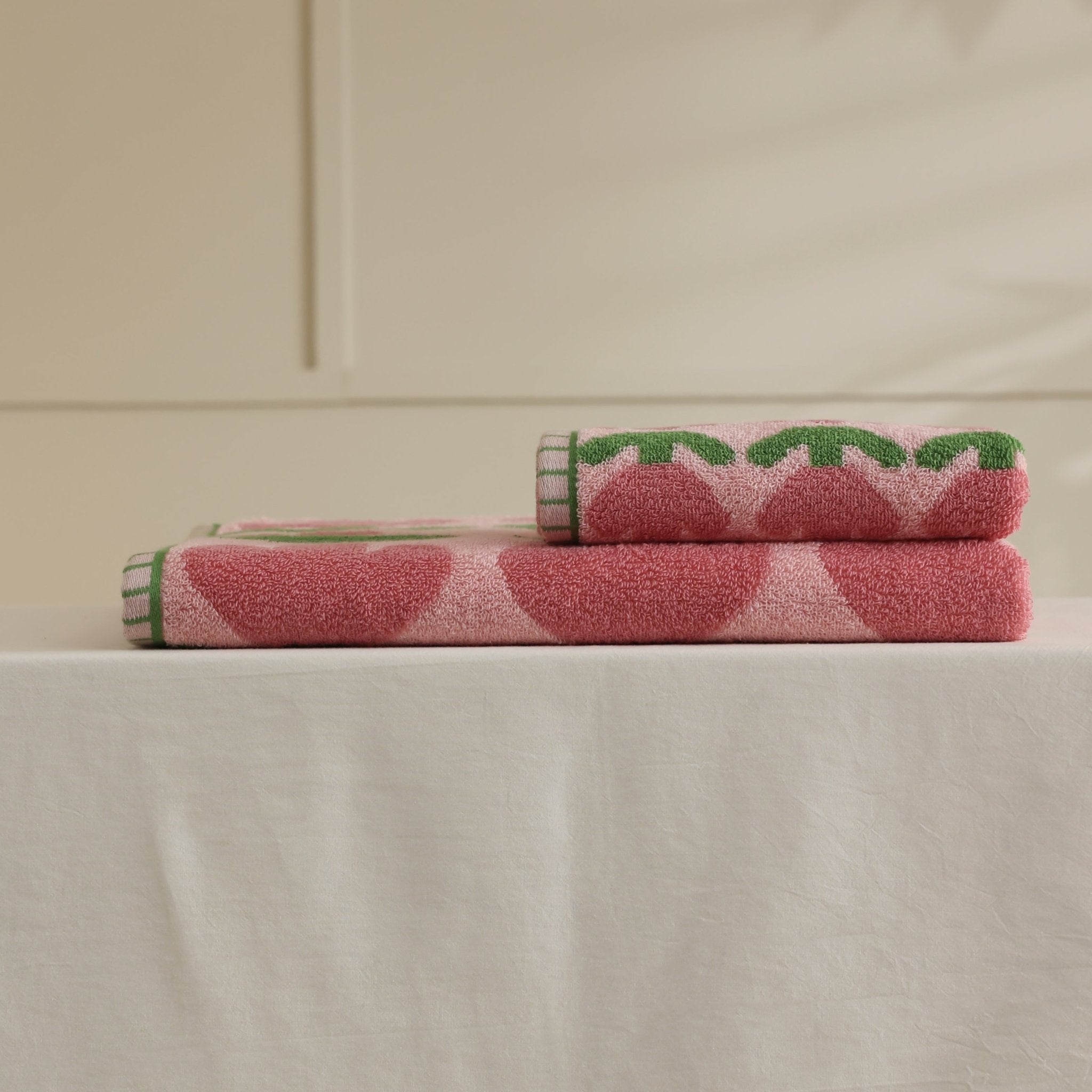 Tulip Heart Towel