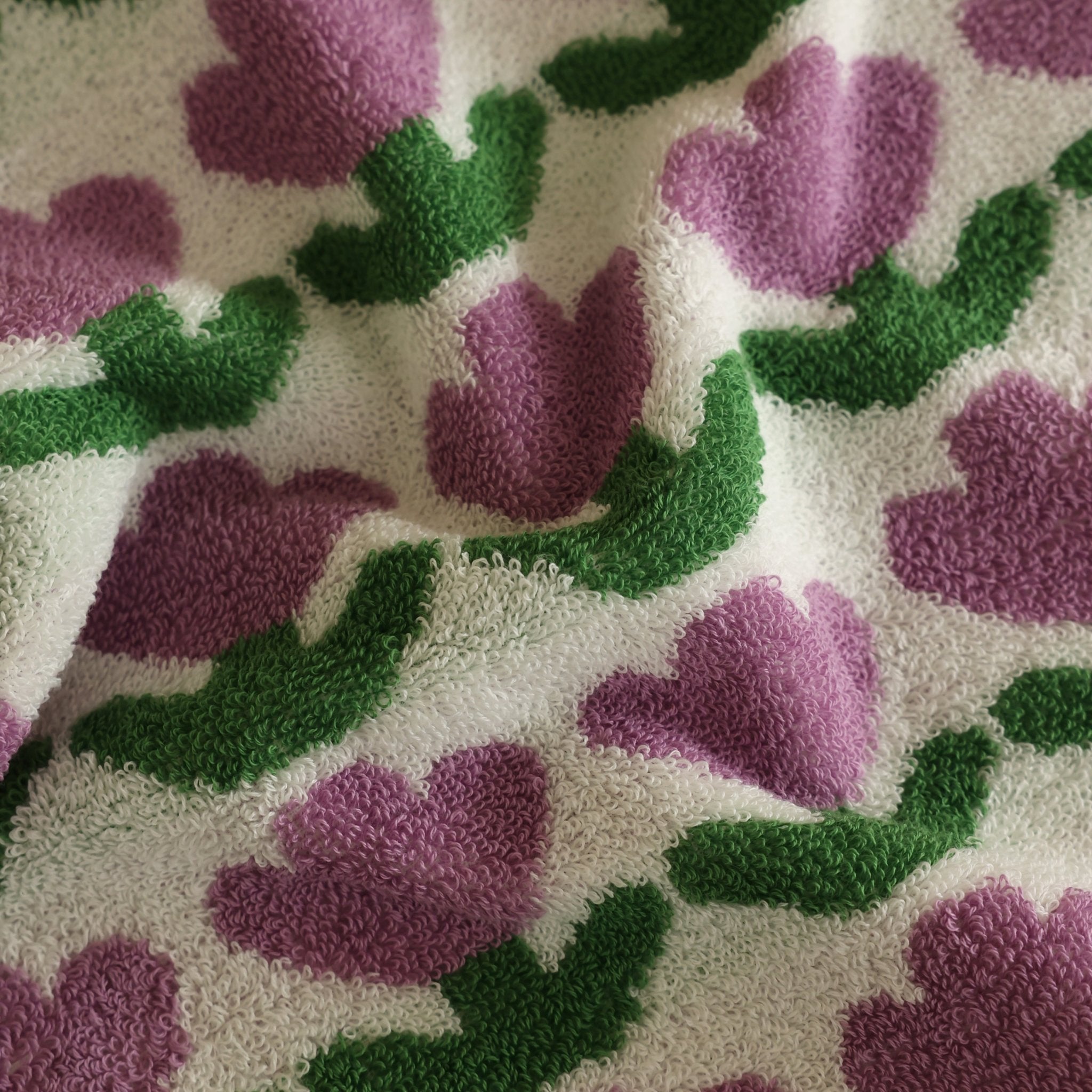 Tulip Heart Towel