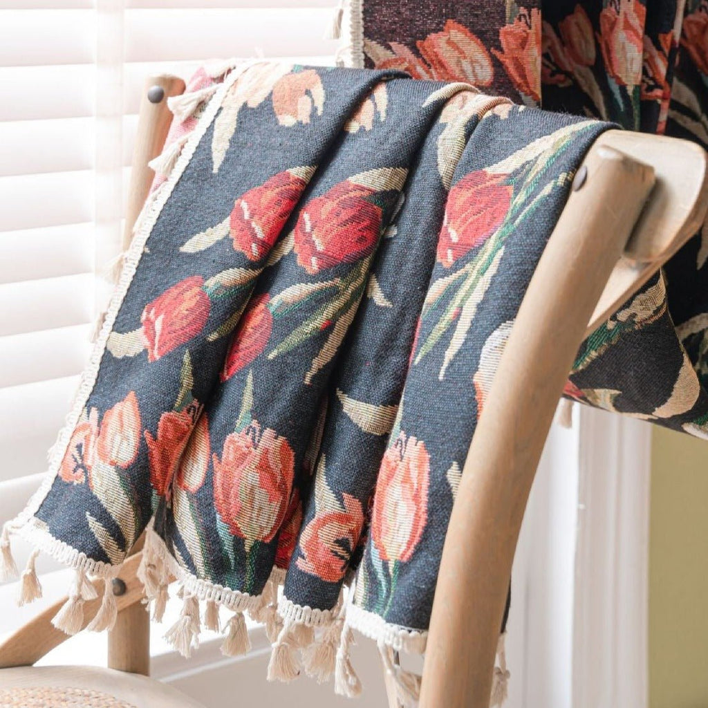 Tulip In Dusk Curtain