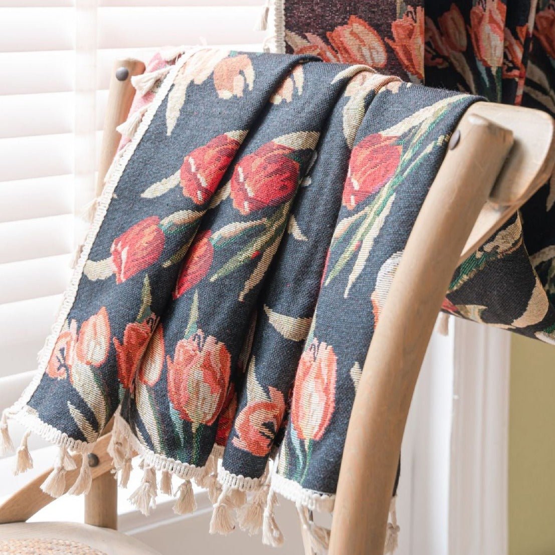 Tulip In Dusk Curtain