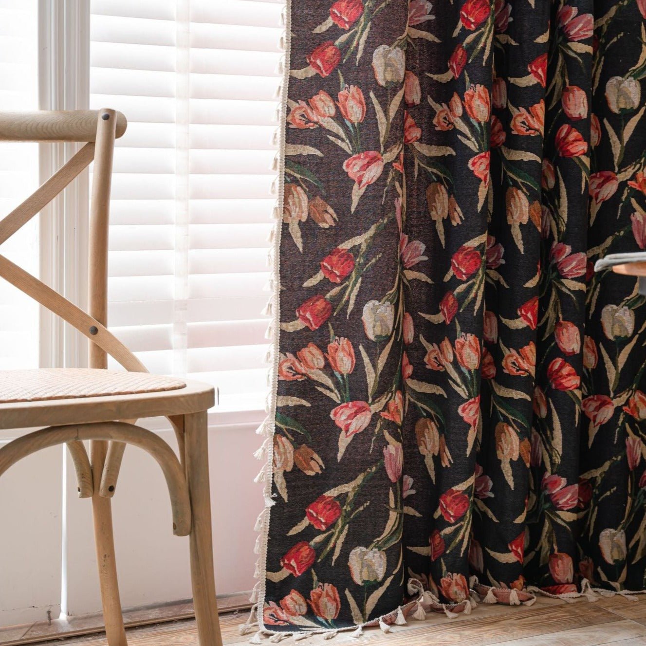 Tulip In Dusk Curtain