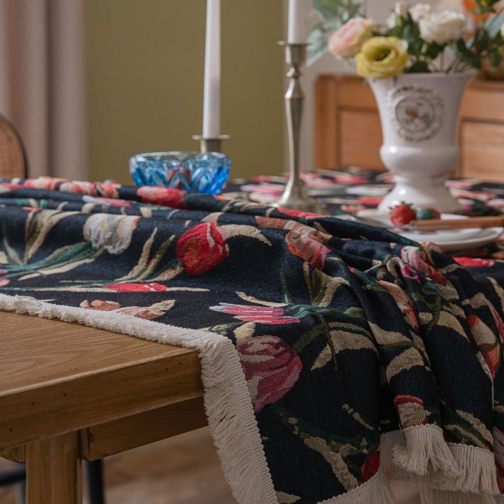 Tulip In Dusk Table Cloth