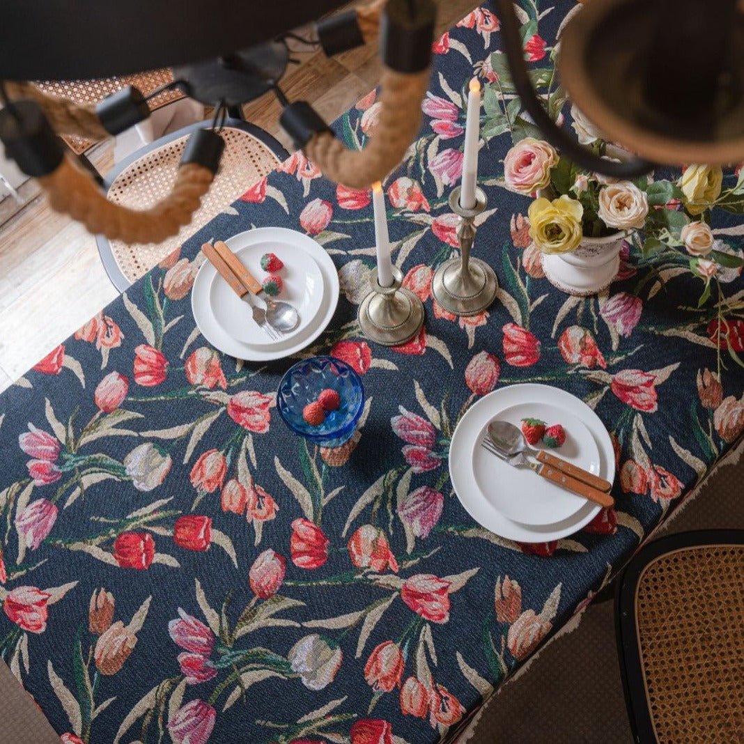 Tulip In Dusk Table Cloth