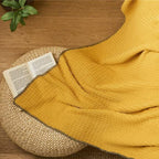 Turmeric Waffle Throw