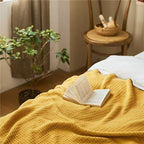 Turmeric Waffle Throw