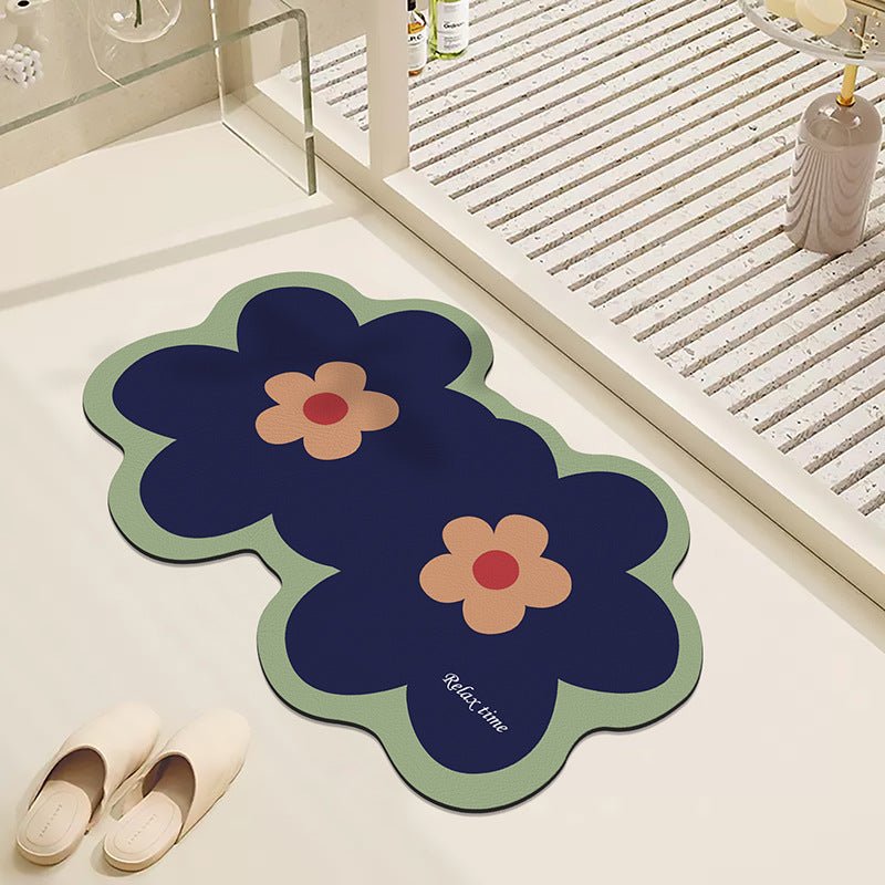 Twin Flower Bath Mat
