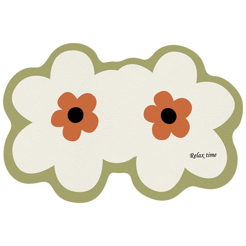 Twin Flower Bath Mat