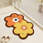 Twin Flower Bath Mat