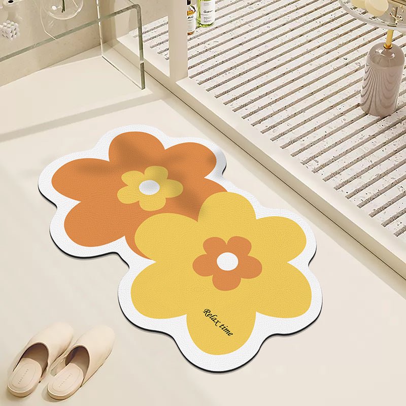 Twin Flower Bath Mat