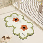 Twin Flower Bath Mat