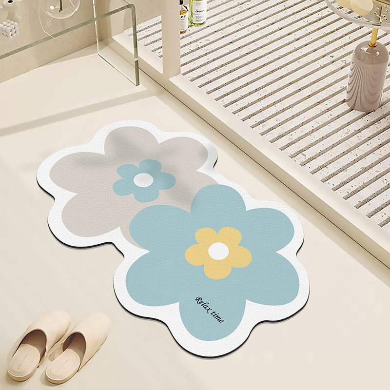 Twin Flower Bath Mat