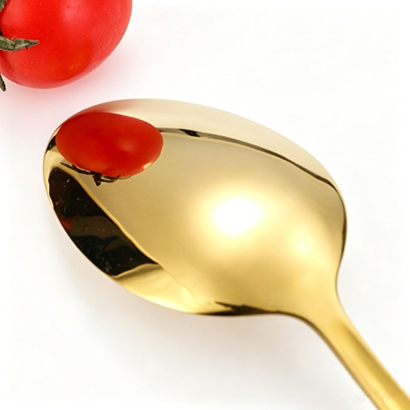 Abu Dhabi Gold Luxury Stainless Steel Cutlery Set