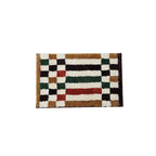 Vibrant Checkered Revival Bath Mat