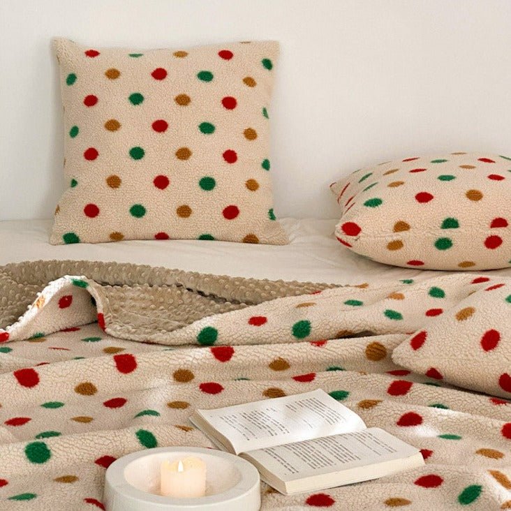 Vibrant Polka Cushion