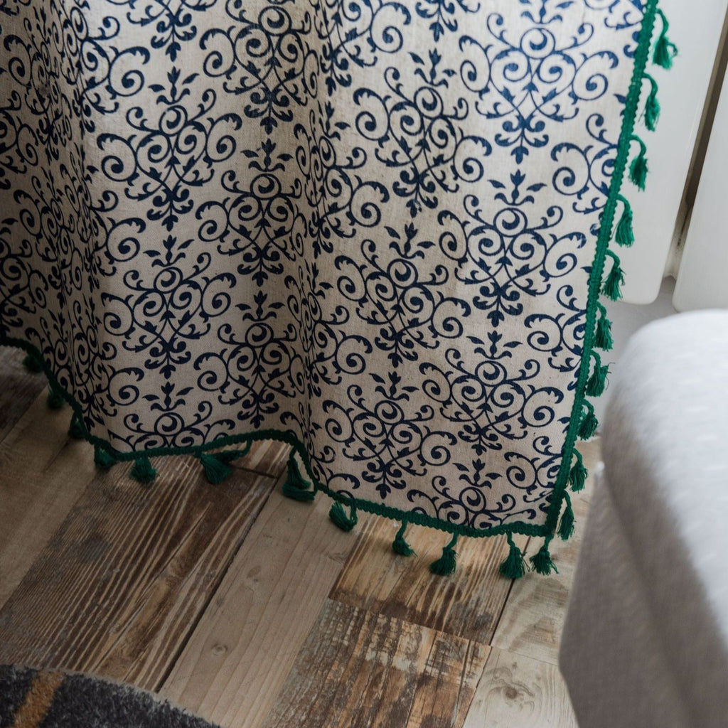 Victorian Era Tassel Curtain
