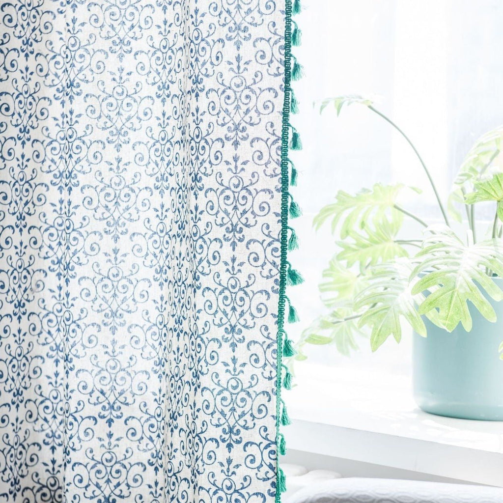 Victorian Era Tassel Curtain