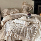 Vintage Bloom Ruffle Bedding Set