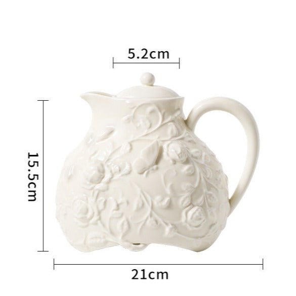 Vintage Brew Tea Cup and Pot