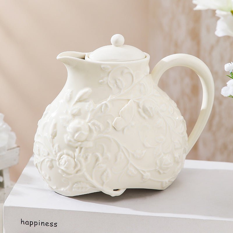 Vintage Brew Tea Cup and Pot