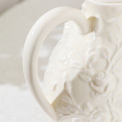 Vintage Brew Tea Cup and Pot