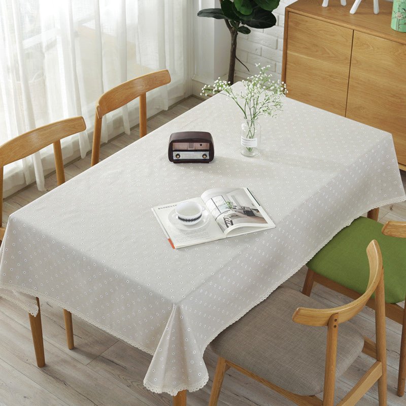Vintage Flower Tablecloth