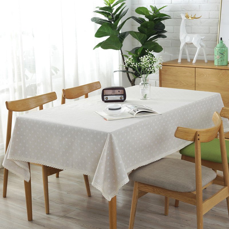 Vintage Flower Tablecloth