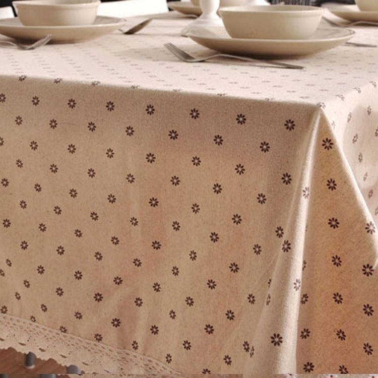 Vintage Flower Tablecloth