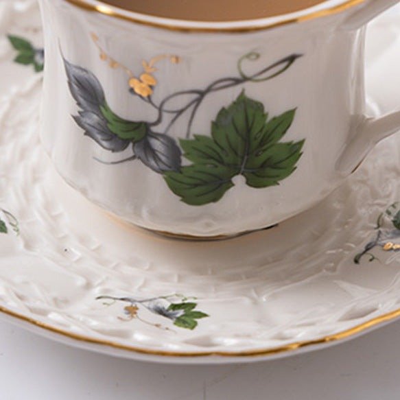 Vintage Garden Teacup & Pot